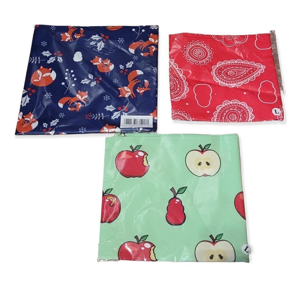 Set of 3 new kong dog bandanas